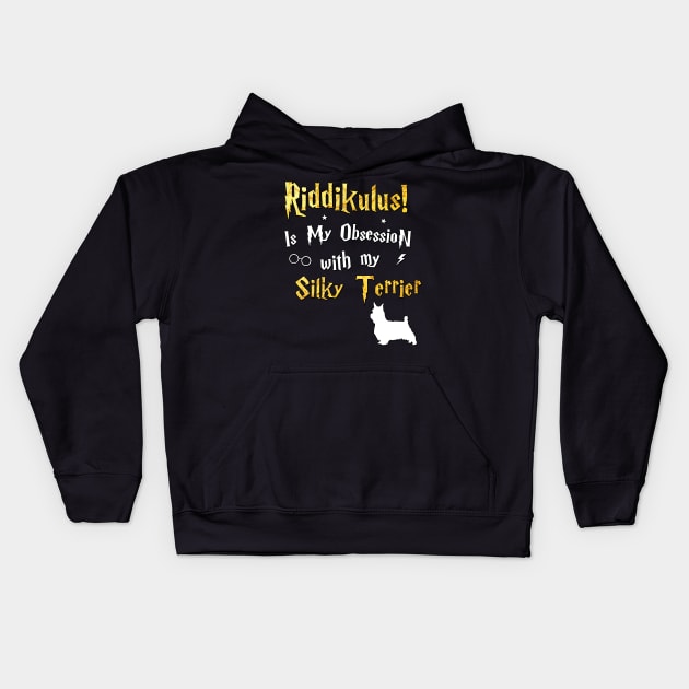 Silky Terrier Kids Hoodie by dogfather